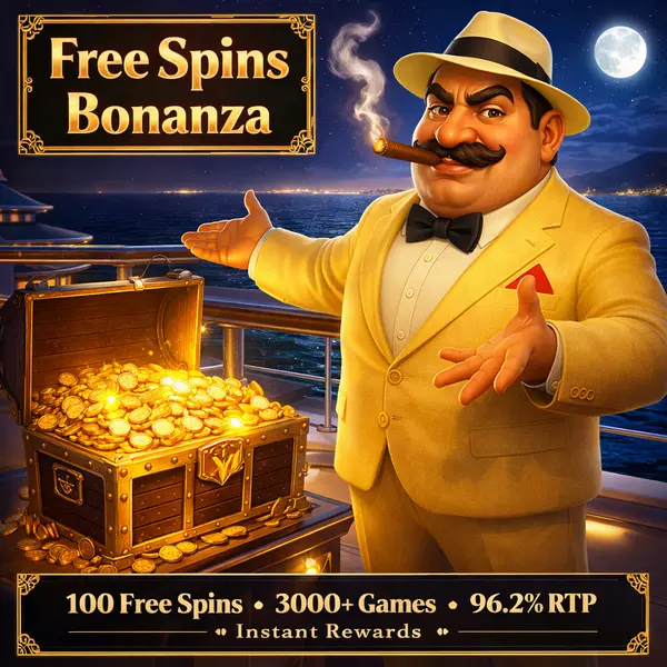 Golden Mister 777 Free Spins unveils riches with bonus spins cascading joyfully.