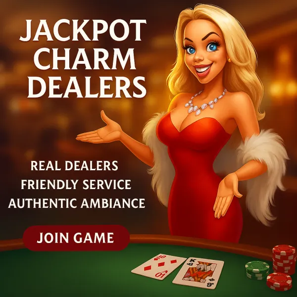 Jackpot Charm Professional Live Dealers