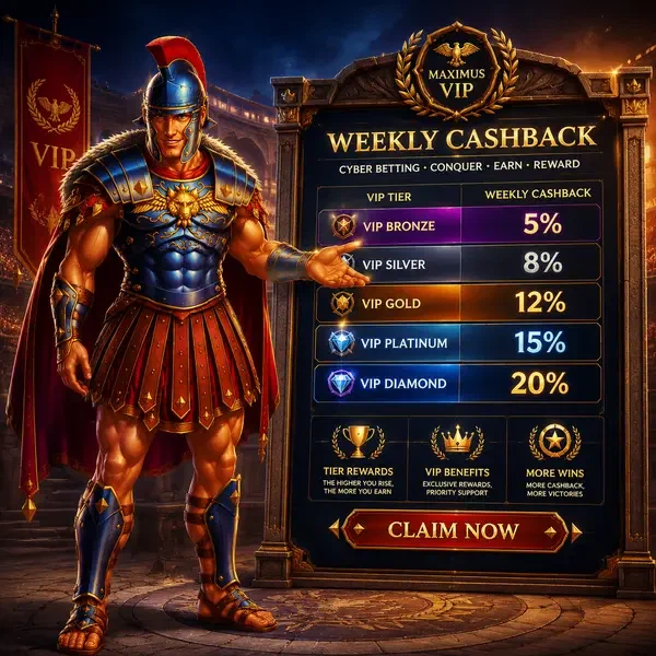 Maximus mostra i premi delle scommesse esport all'interfaccia tablet Roman settimanale